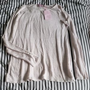 Calypso St. Barth metallic pink top w/tags